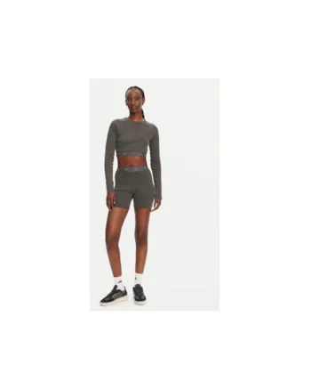 Bluza crop cu maneci raglan