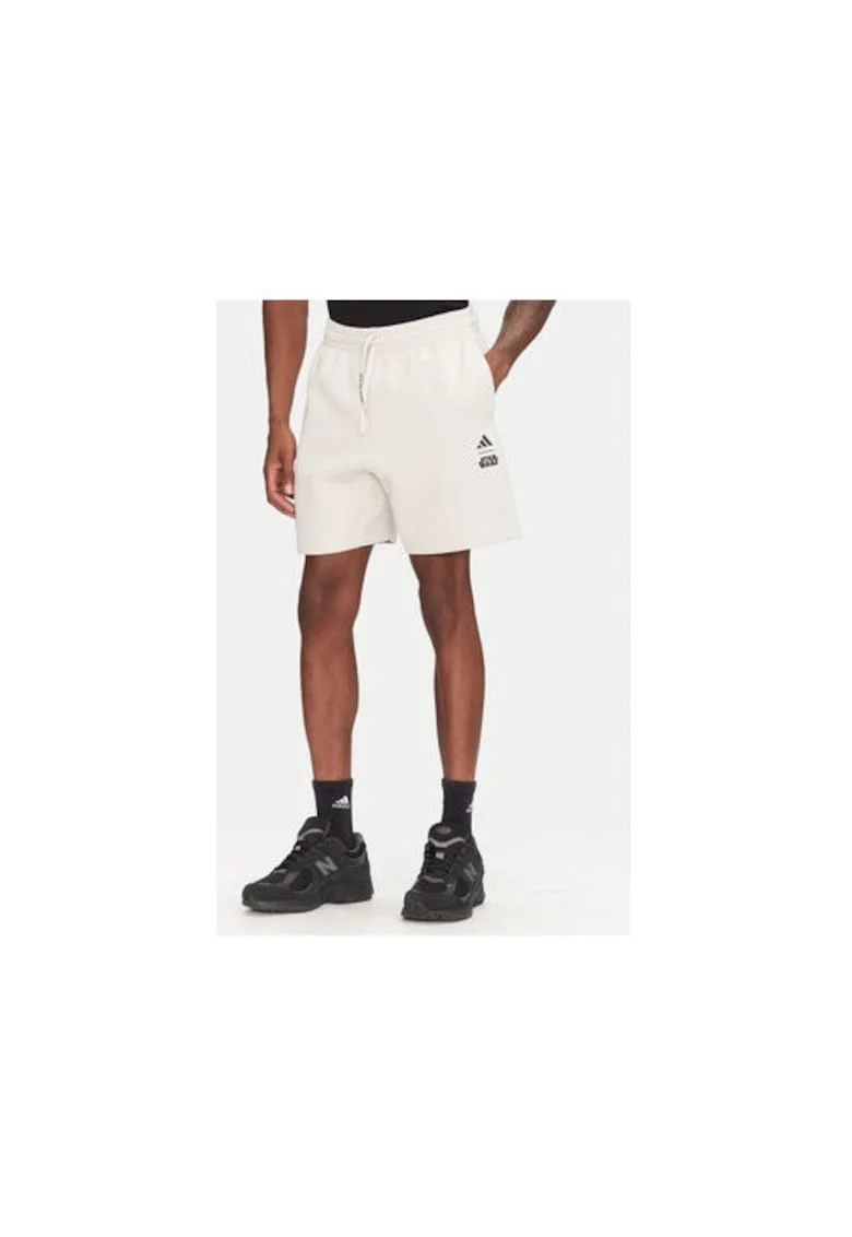 Pantaloni scurti pentru fitness cu talie medie
