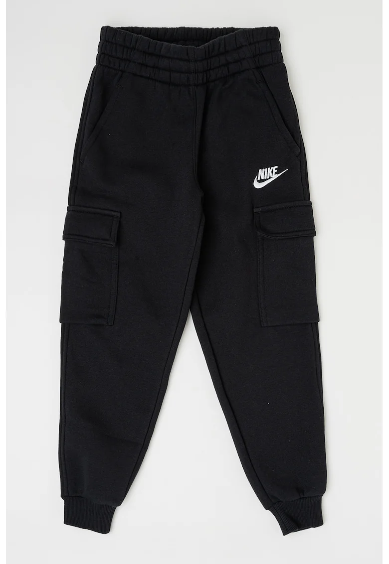 Pantaloni de trening cargo Sportswaer Club, Negru