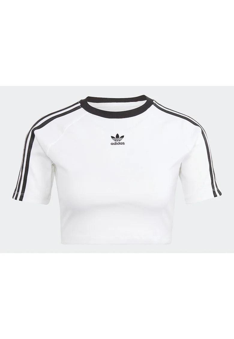 Tricou crop din bumbac.