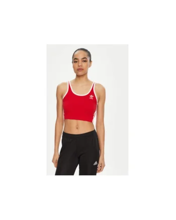 Top slim fit crop cu imprimeu uni