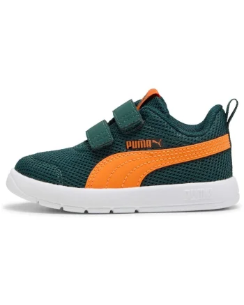 Pantofi sport copii  Courtflex V3 Mesh Inf Clyde Royal-puma W, Verde