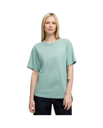 Tricou femei  Class Relaxed Tee Light Moss, Albastru