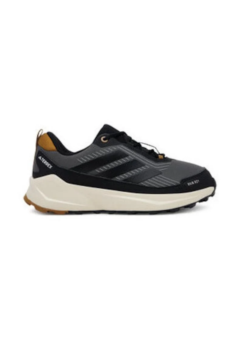 Pantofi sport din material textil, pentru trekking, Gri inchis