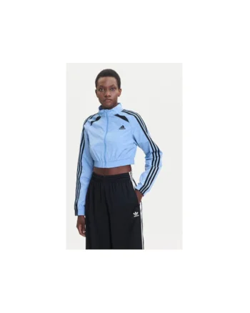Bluza de trening din amestec de poliamida cu fermoar
