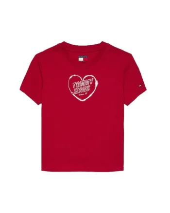Tricou  TJW SLIM SH HEART TEE-DW0DW21390-XLE