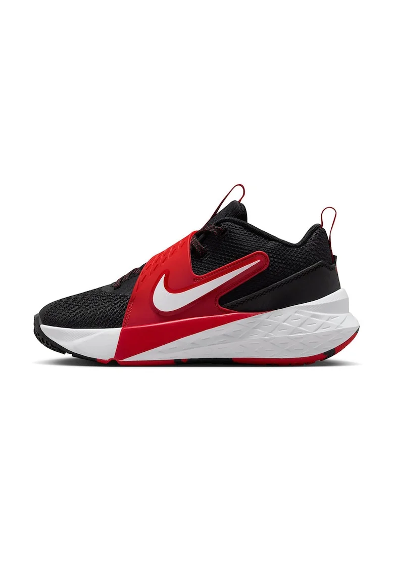 Pantofi Team Hustle D 12 pentru baschet, Rosu/Alb/Negru