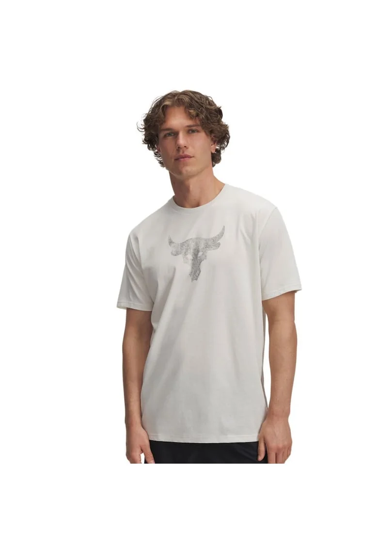 Tricou  Project Rock 1383191-279, Barbati, Alb