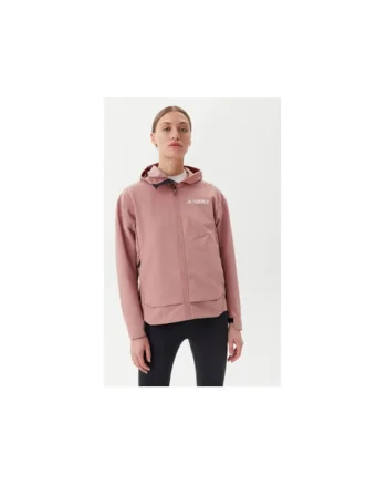 Jacheta Softshell trekking cu detaliu logo