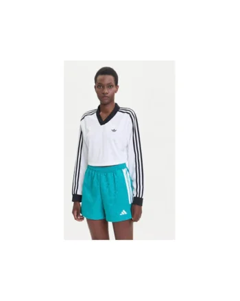 Bluza din poliester cu maneci lungi si guler polo