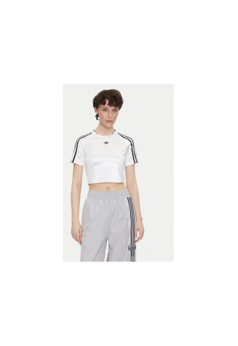 Tricou crop cu logo 00
