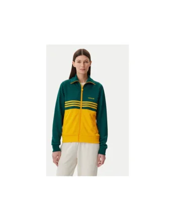Bluza de trening in doua culori cu fermoar