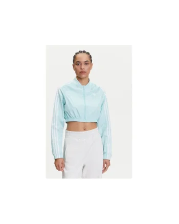 Jacheta crop cu logo