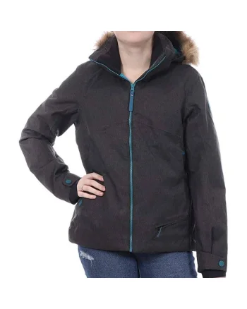Jacheta de ski dama,  Negru 231320, Gri