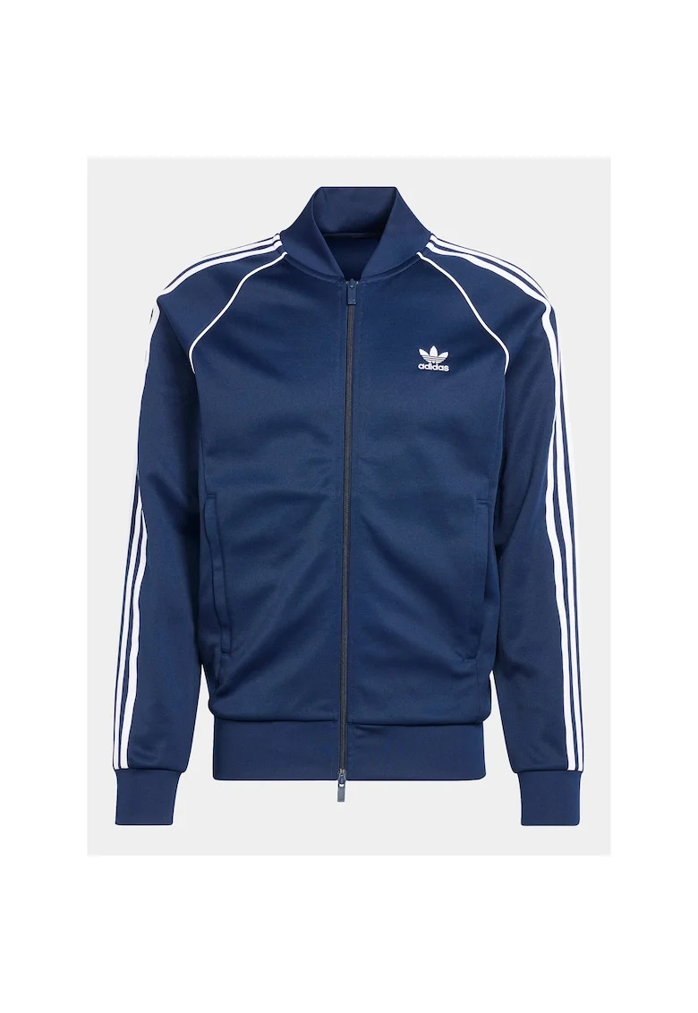 Bluza cu fermoar si logo,