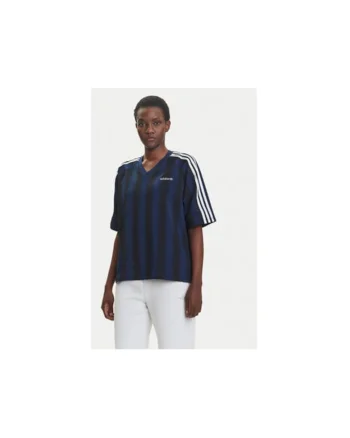 Tricou din poliester cu model cu dungi