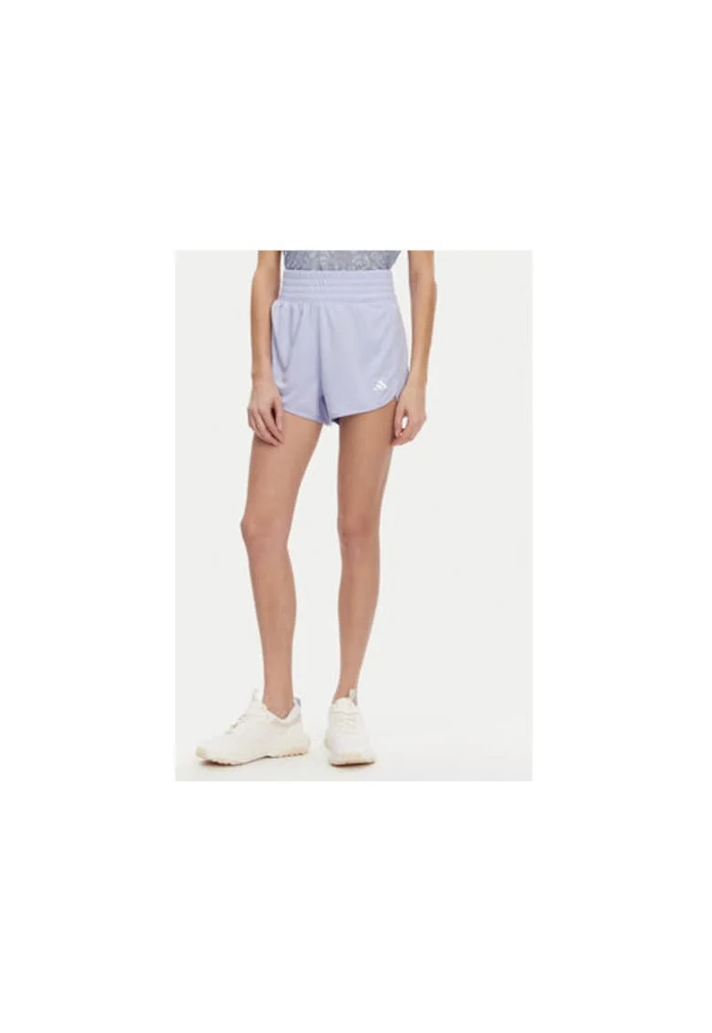 Pantaloni scurti sport cu talie elastica si inalta