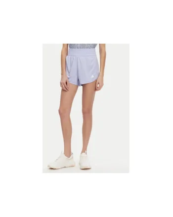 Pantaloni scurti sport cu talie elastica si inalta