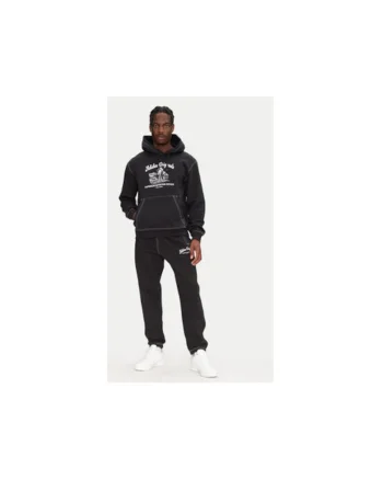 Pantaloni de trening din bumbac cu detaliu logo