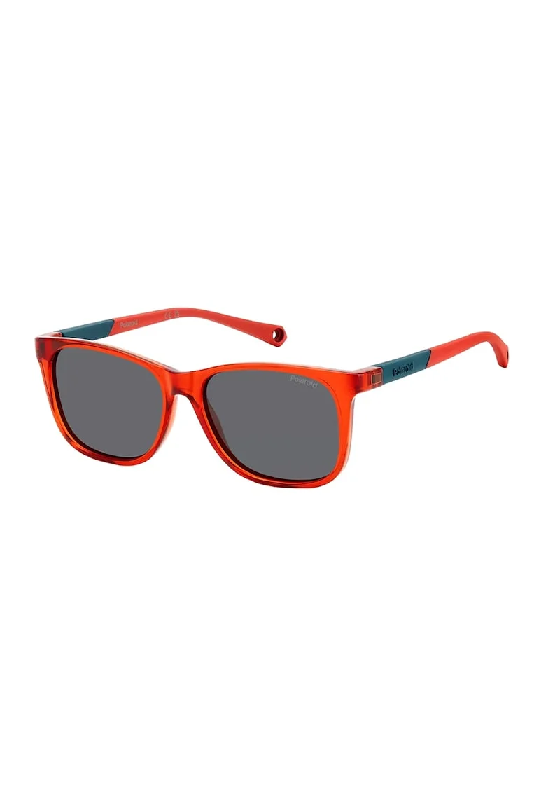 Ochelari de soare wayfarer cu lentile polarizate, Rosu
