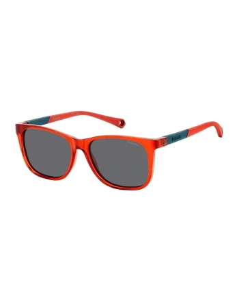 Ochelari de soare wayfarer cu lentile polarizate, Rosu