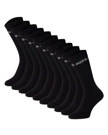 Set de sosete lungi - 10 perechi, Negru