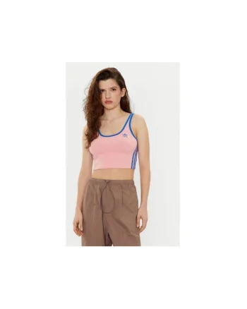 Maieu crop slim fit cu logo