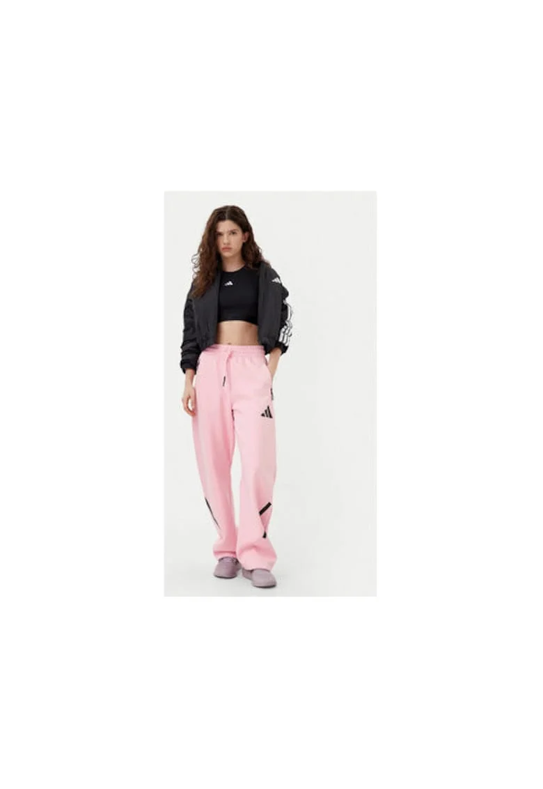 Pantaloni de trening lejeri  cu talie inalta,