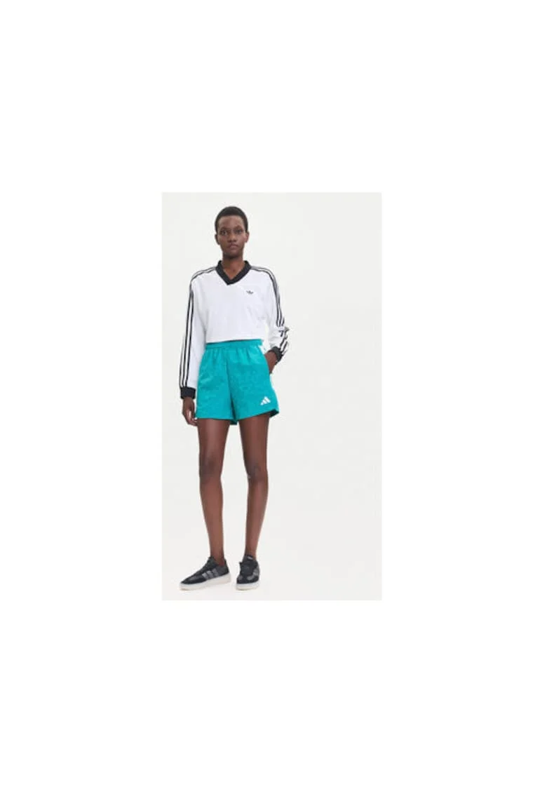 Pantaloni scurti sport cu insertie elastica in talie
