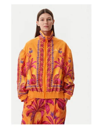 Jacheta lejera cu imprimeu floral