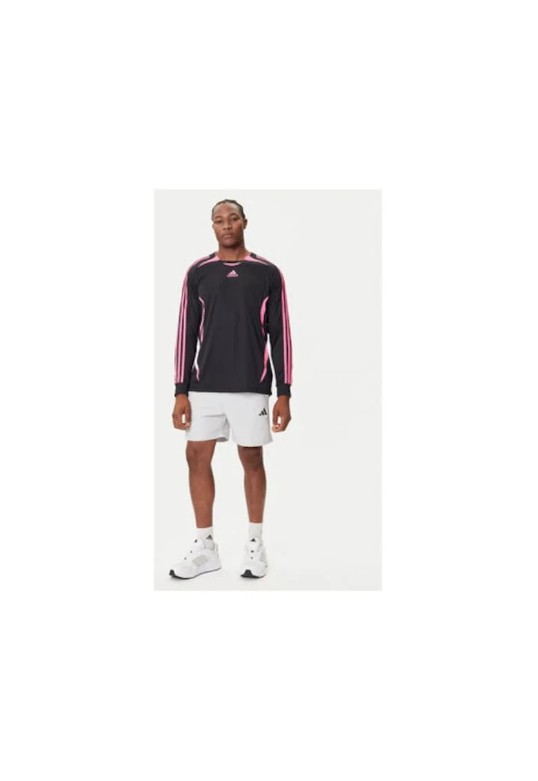 Tricou cu maneca lunga si detalii contrastante