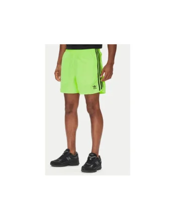 Pantaloni scurti din poliester cu model logo