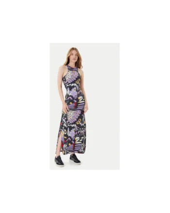 Rochie maxi cu slit lateral