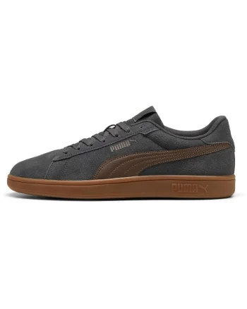 Pantofi sport Smash 3.0 de piele intoarsa cu insertii de piele, Gri