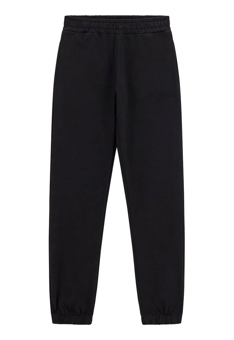 Pantaloni de trening cu talie inalta, Negru