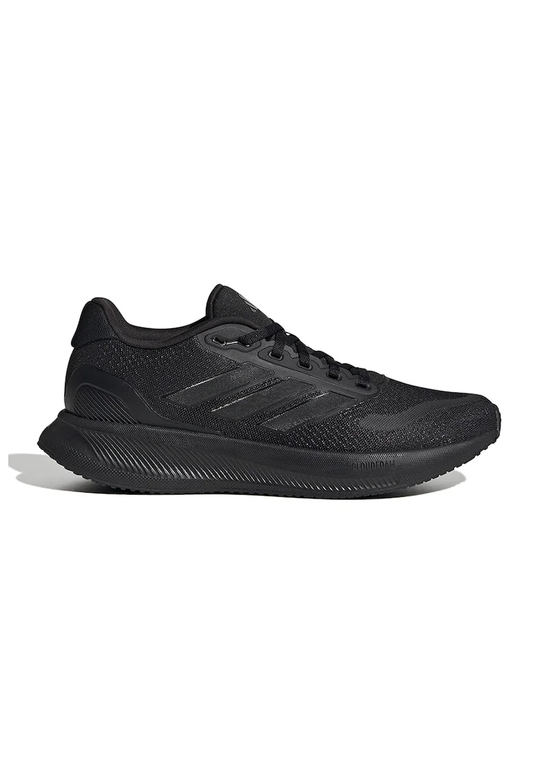 Pantofi Runfalcon 5 de plasa cu garnituri din material sintetice pentru alergare, Negru