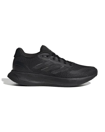 Pantofi Runfalcon 5 de plasa cu garnituri din material sintetice pentru alergare, Negru