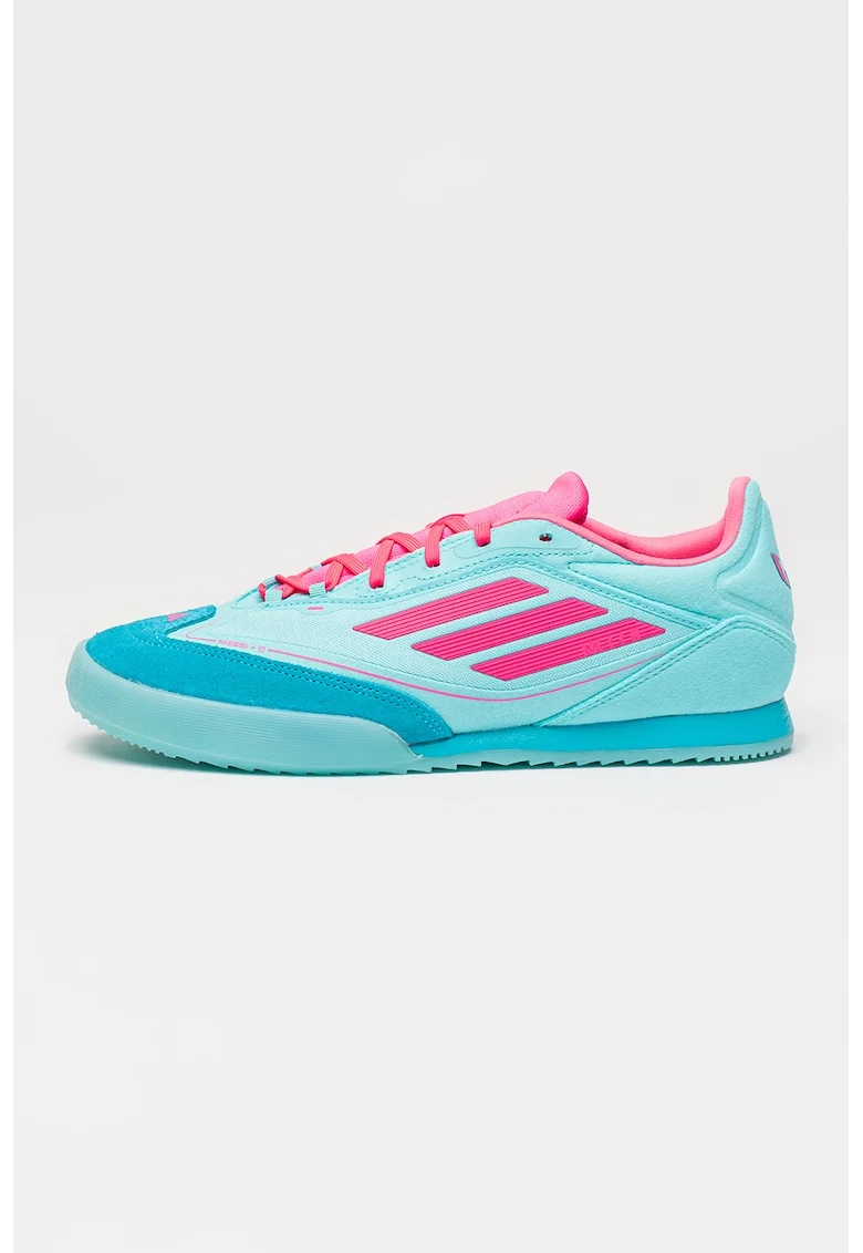 Pantofi pentru fotbal F50 Messi Freestyle, Turcoaz/Roz