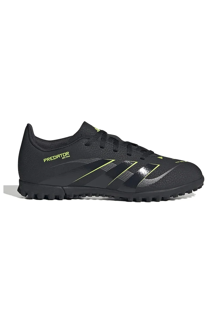 Pantofi pentru fotbal Predator Club Turf, Negru/Verde electric