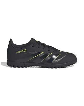 Pantofi pentru fotbal Predator Club Turf, Negru/Verde electric