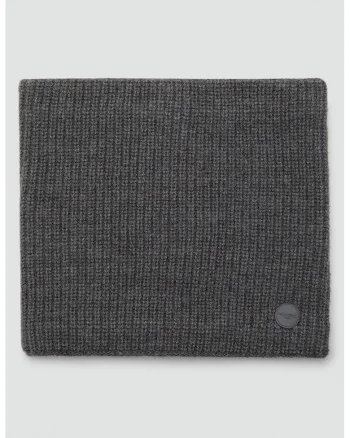 Fular din tricot, Gri inchis melange