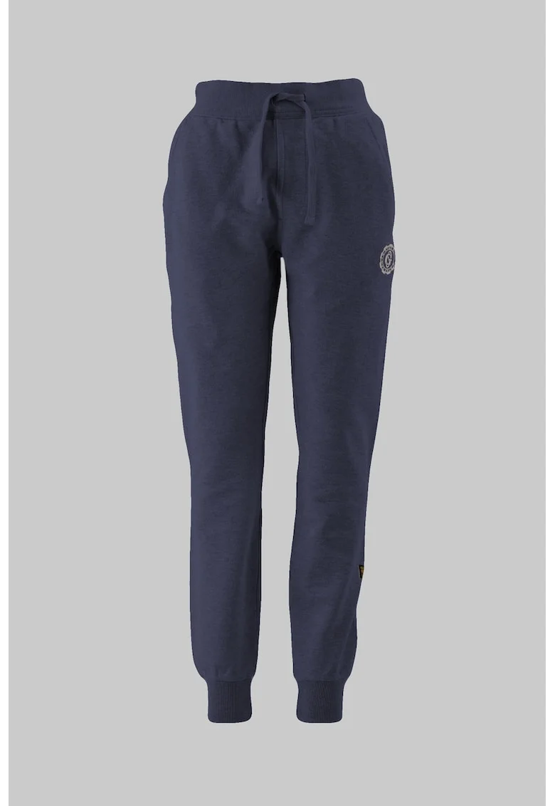 Pantaloni de trening de bumbac cu snur, Albastru inchis