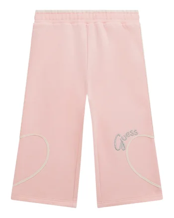 Pantaloni cu talie elastica, Roz pal