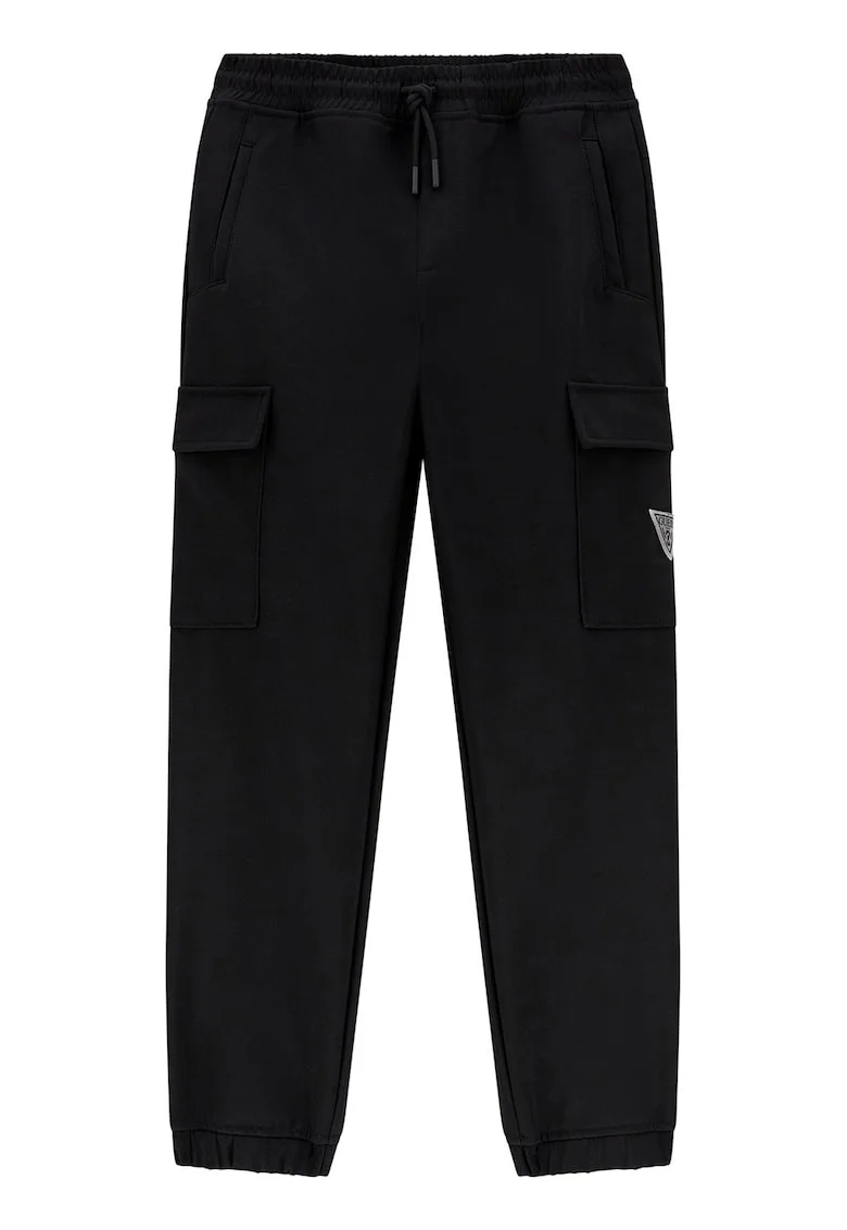 Pantaloni cargo SoftShell, Negru