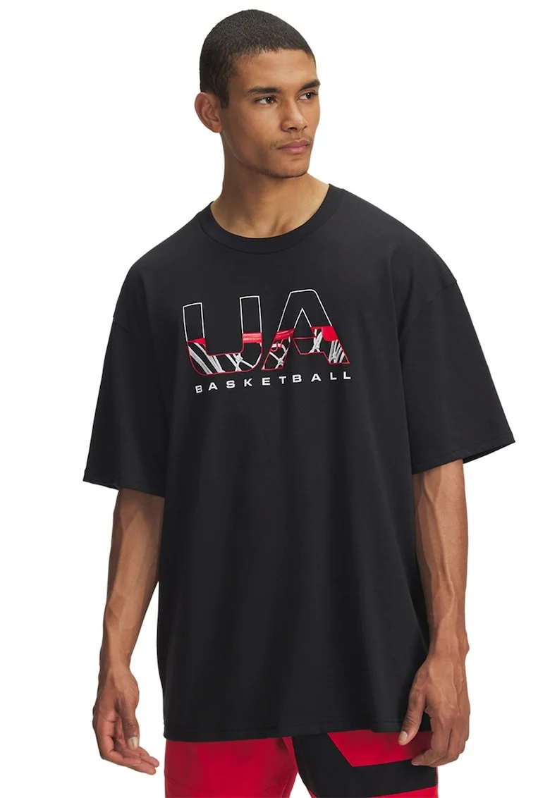 Tricou lejer M HWT, Rosu/Alb/Negru