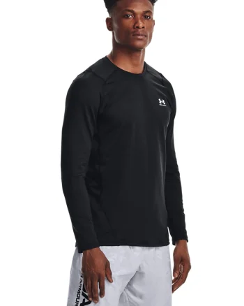 Bluza slim fit pentru fitness, Negru