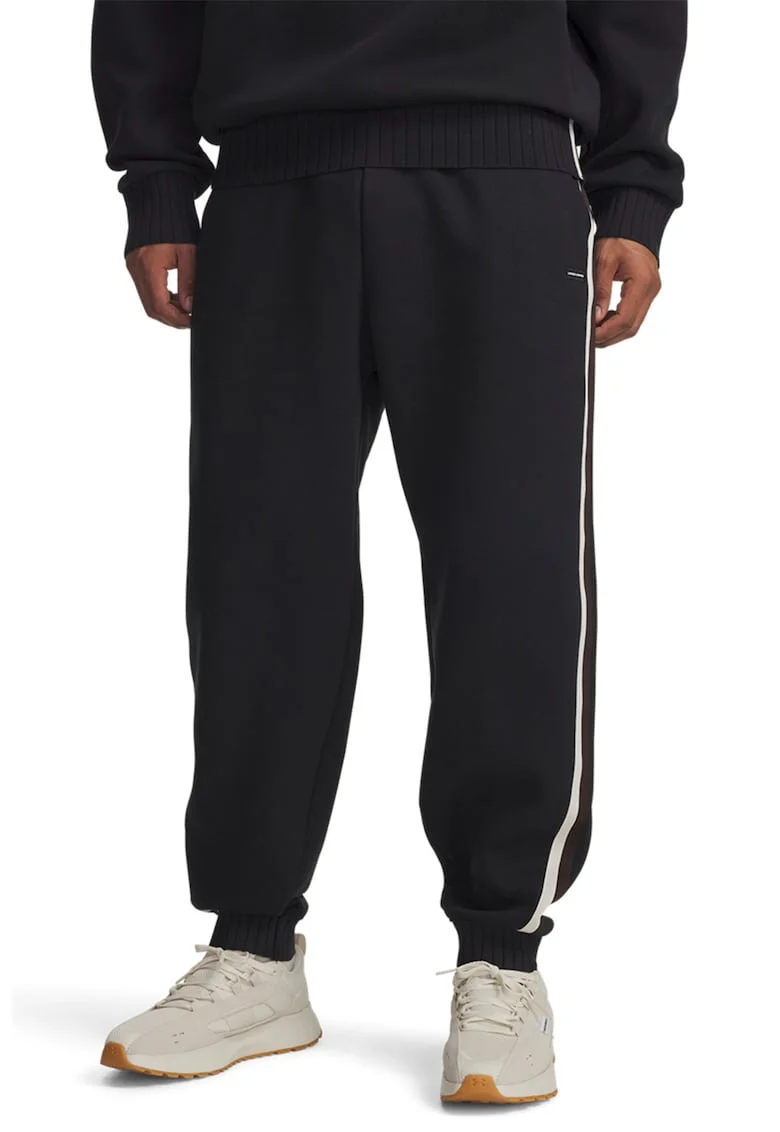 Pantaloni jogger cu snur pentru antrenament Icon, Negru