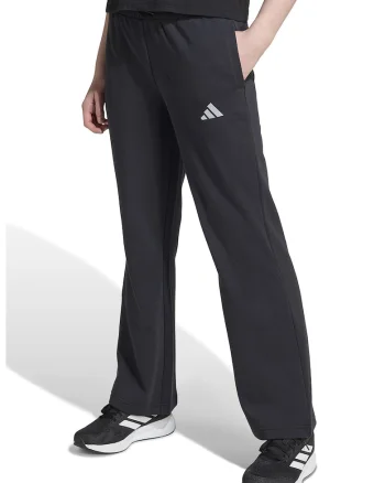 Pantaloni de trening evazati cu logo, Negru