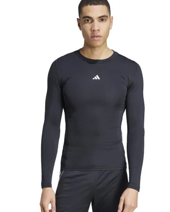 Bluza slim fit pentru fotbal, Negru