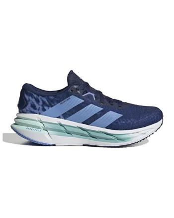 Pantofi cu talpa wedge pentru alergare Adistar, Alb/Albastru indigo